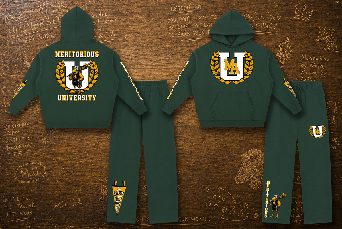 MERITORIOUS U.™ VARSITY SWEATSUIT