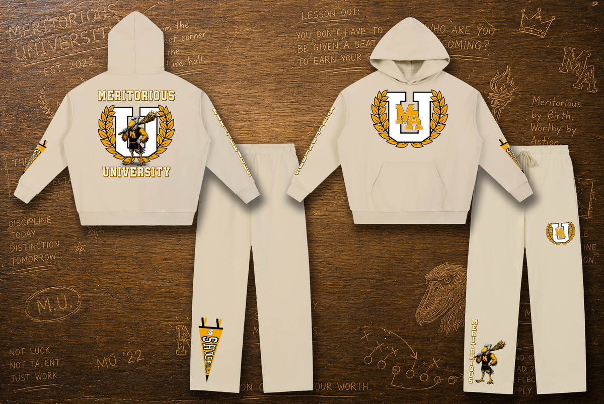 MERITORIOUS U.™ VARSITY SWEATSUIT