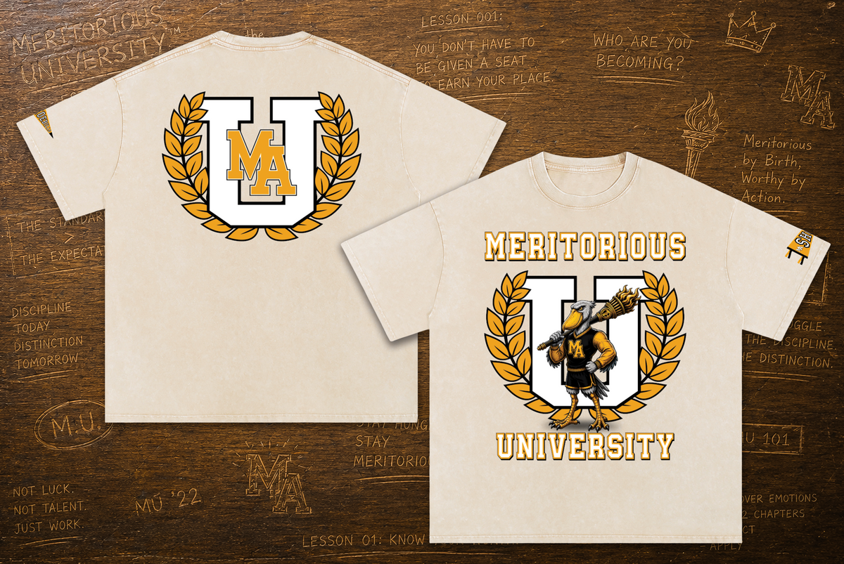 MERITORIOUS U.™ FOUNDERS TEE