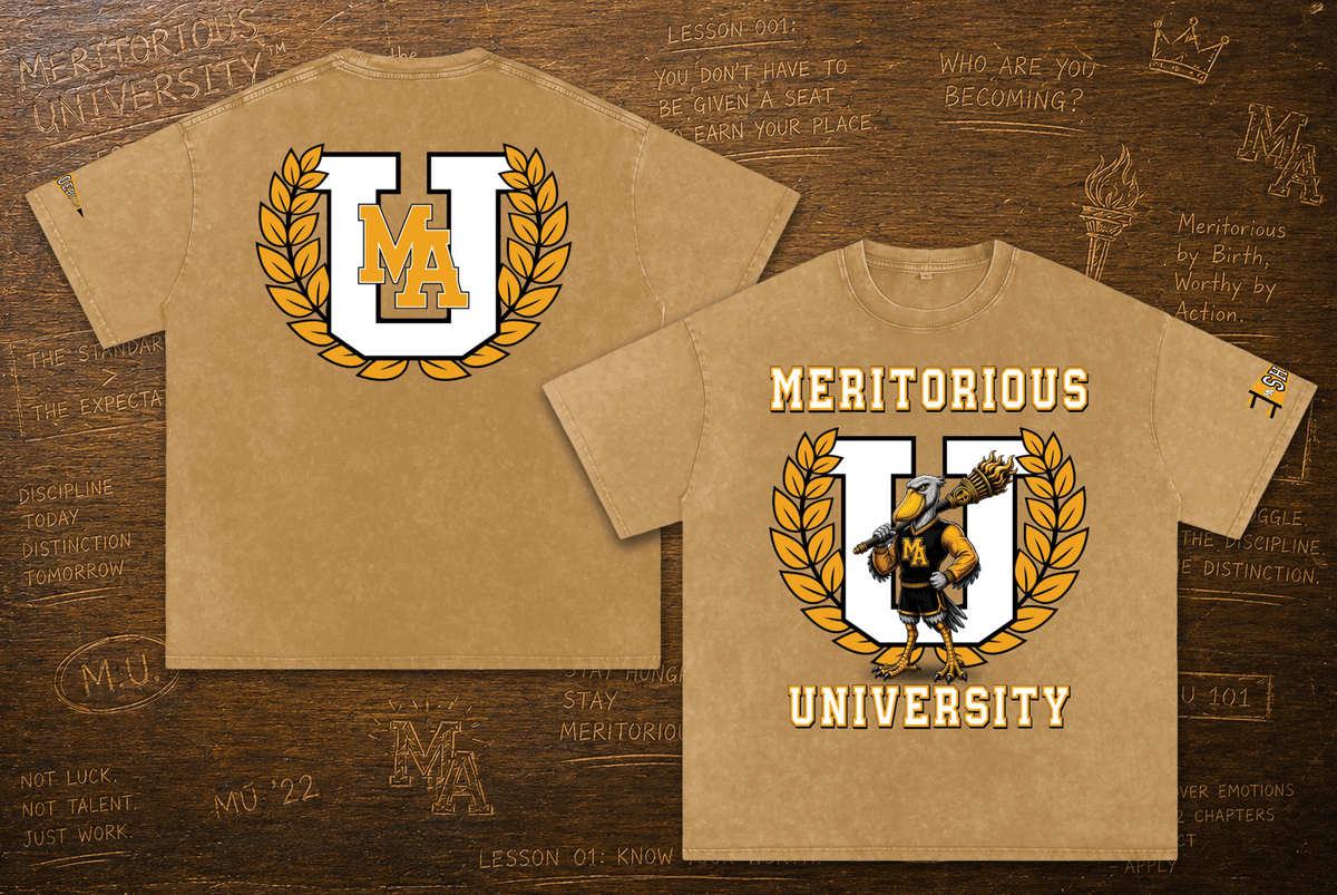 MERITORIOUS U.™ FOUNDERS TEE