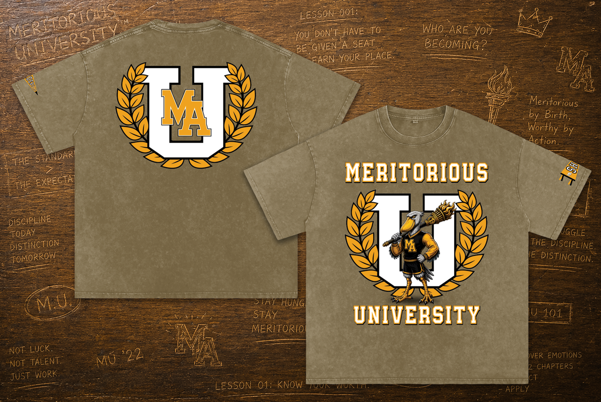 MERITORIOUS U.™ FOUNDERS TEE