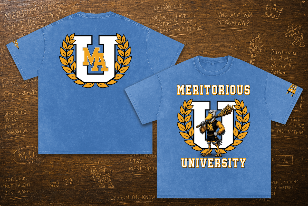 MERITORIOUS U.™ FOUNDERS TEE