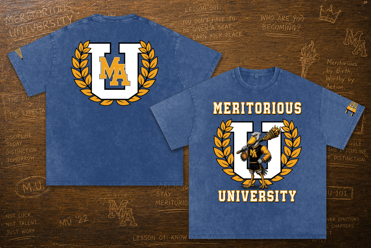 MERITORIOUS U.™ FOUNDERS TEE