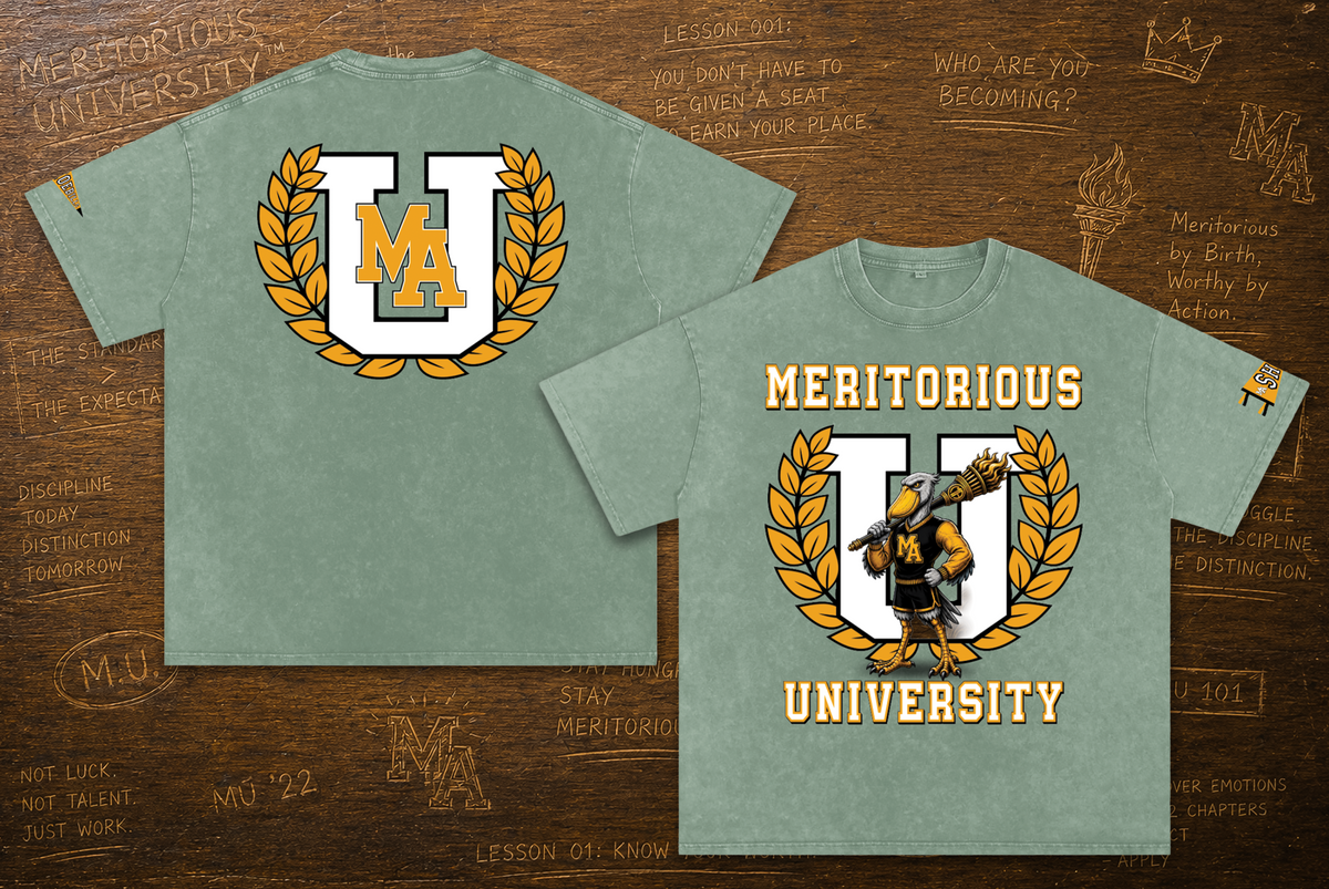 MERITORIOUS U.™ FOUNDERS TEE