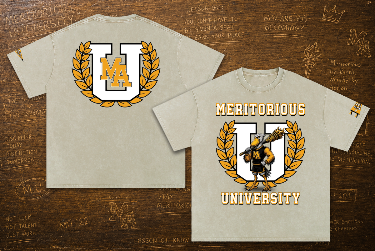 MERITORIOUS U.™ FOUNDERS TEE